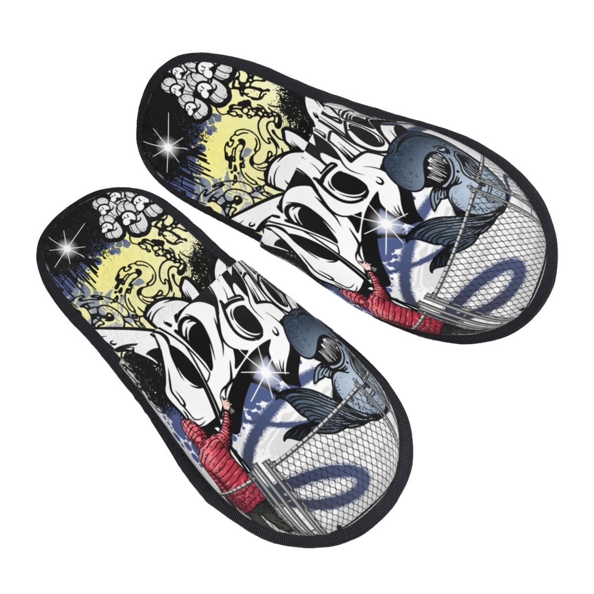 Spa & Wellness Jura Resort Centre De Loisirs Des Franches Montagnes - Graffiti Street Art House Slippers Women