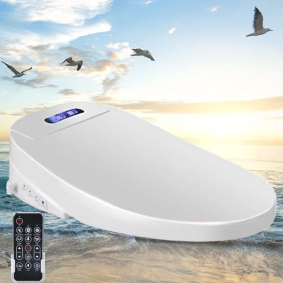 Electric Bidet Toilet Seat wit - Spa & Wellness Jura Resort Centre De Loisirs Des Franches Montagnes recensie en prijs