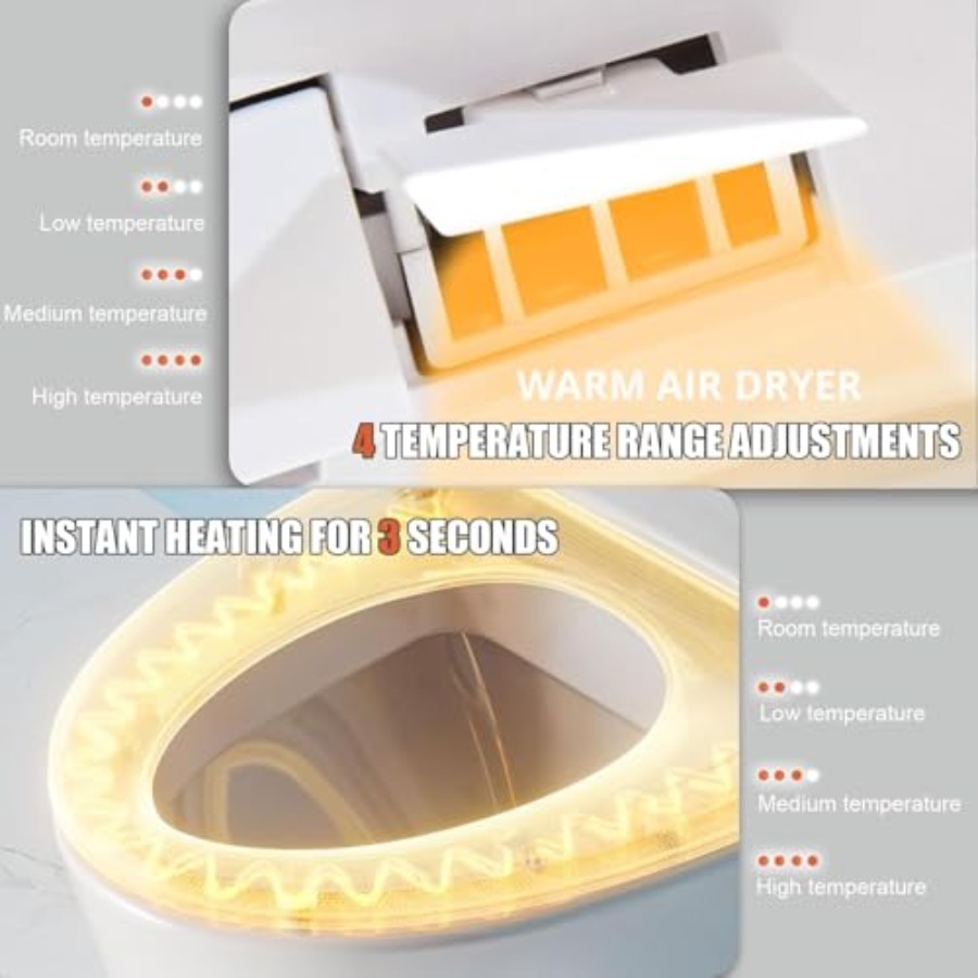 Electric Bidet Toilet Seat wit - Spa & Wellness Jura Resort Centre De Loisirs Des Franches Montagnes recensie en prijs