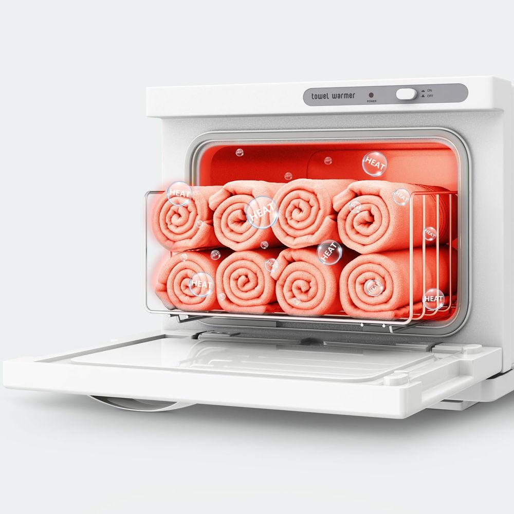 Compact 8L White Towel Warmer  - Spa & Wellness Jura Resort Centre De Loisirs Des Franches Montagnes recensie en prijs