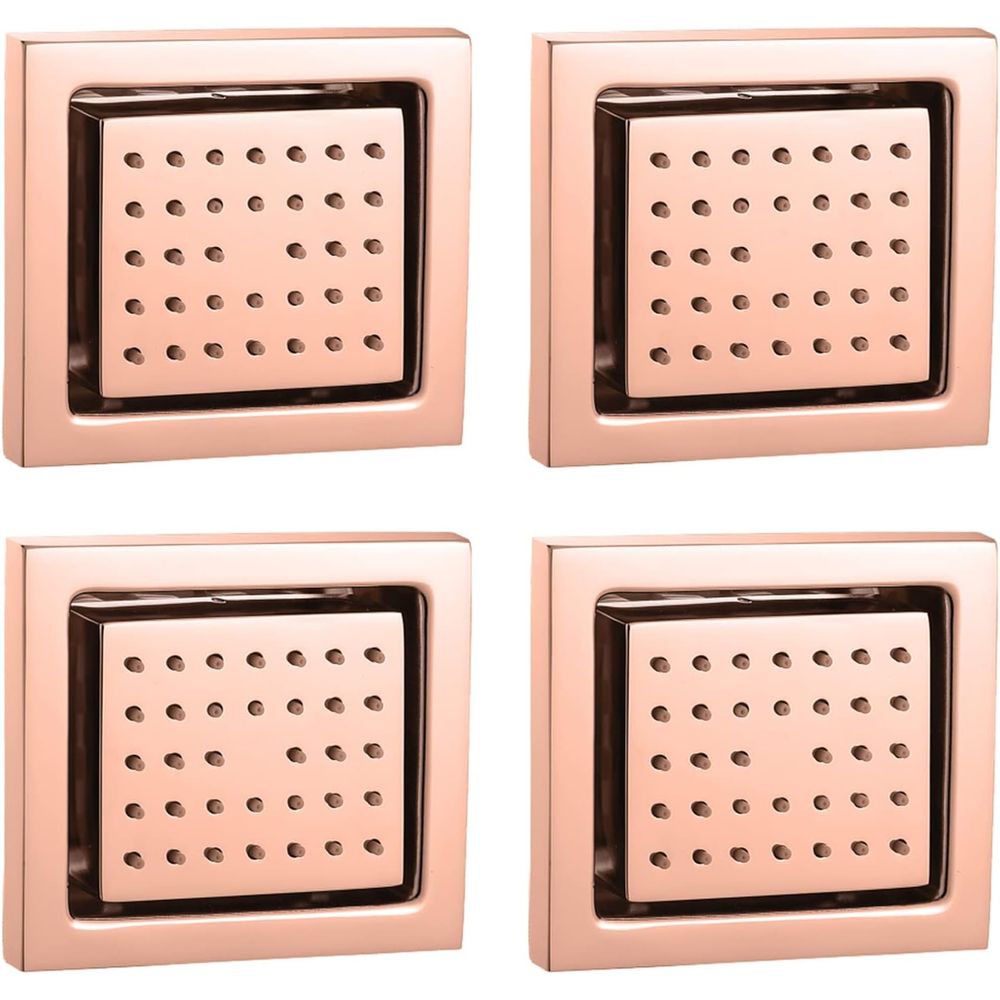 4-Piece Solid Brass Square Sho - Spa & Wellness Jura Resort Centre De Loisirs Des Franches Montagnes recensie en prijs