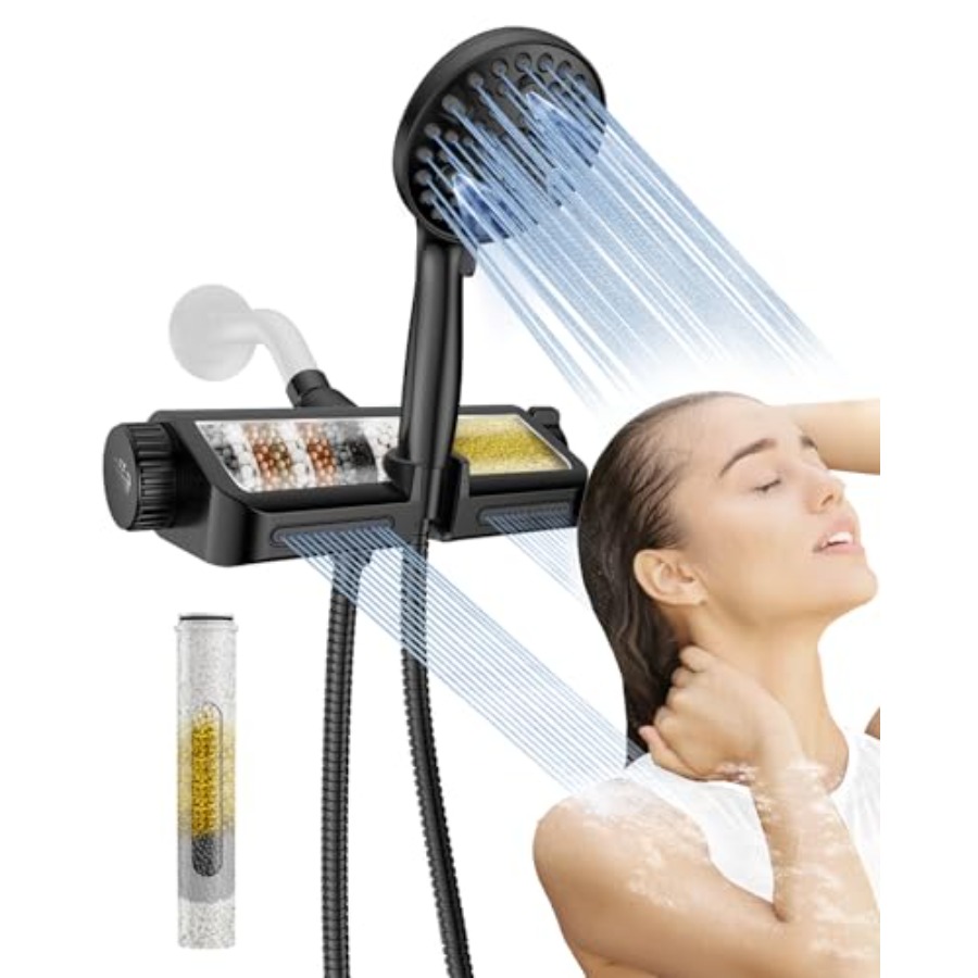 Filtered Shower Head with Hand - Spa & Wellness Jura Resort Centre De Loisirs Des Franches Montagnes recensie en prijs